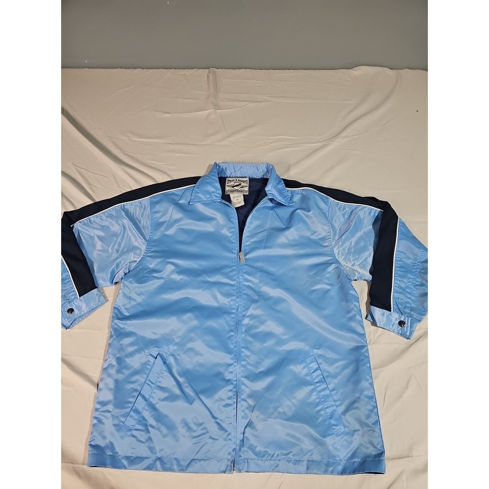 Steve & Barry Men‎ 100% Nylon Shell Windbreaker Full Zip Jacket Size M - Picture 2 of 13